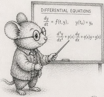 A mouse at the chalkboard — systems are functions of state
